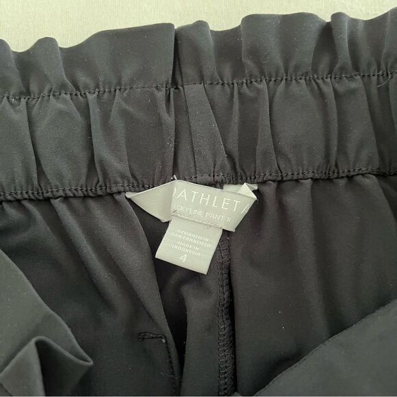 Athleta Skyline Paper bag Pants in Black, Size 4 NWOT - Picture 10 of 10